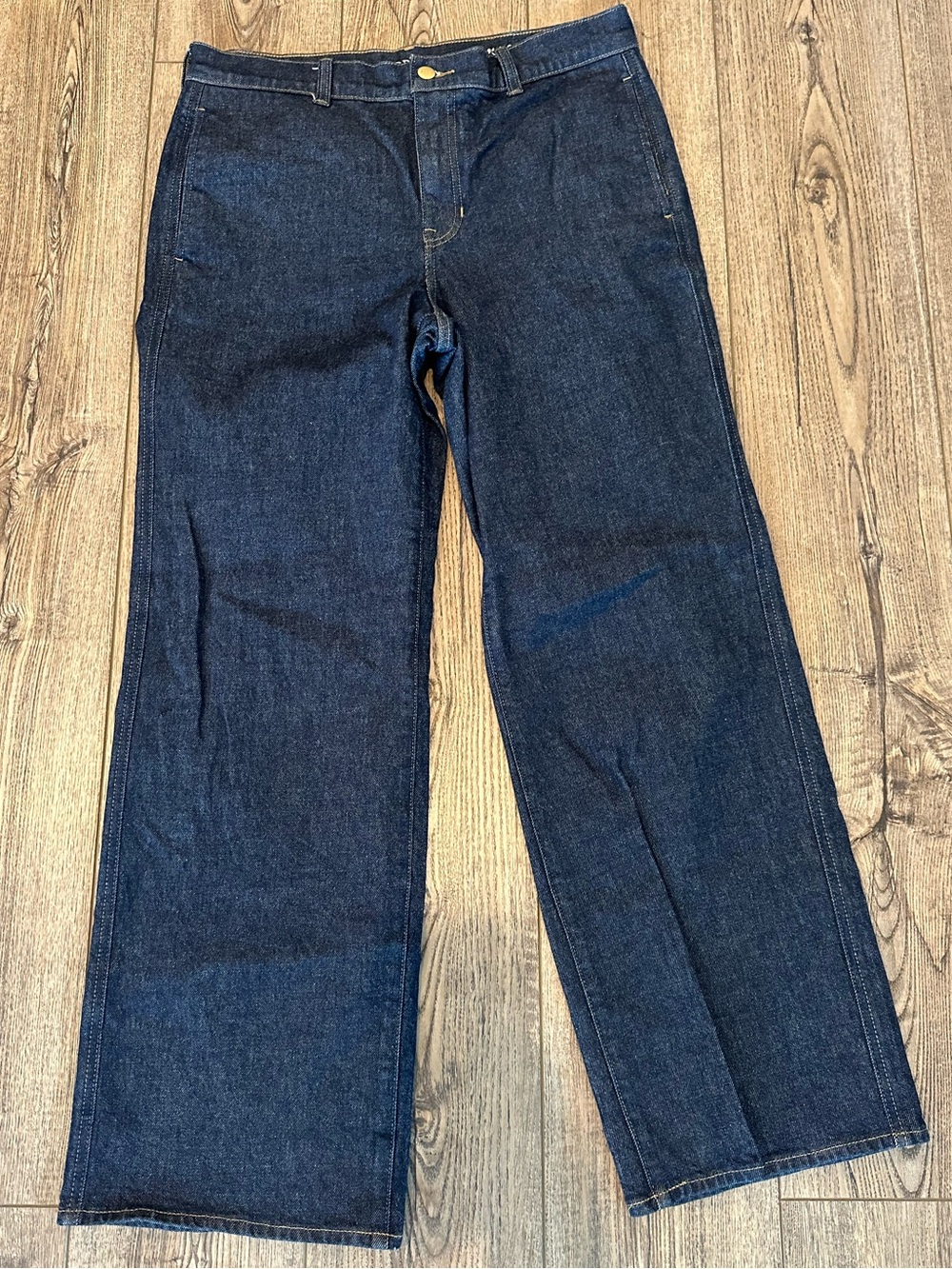 J. Crew Dark ‘96 Slim Wide Leg Jean 29